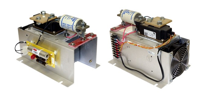 PowerCube - Two Views - Terminal Block View and Cooling Fan View