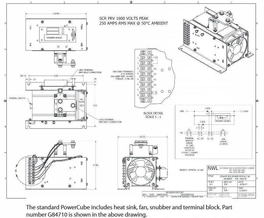 PowerCube G84710 Drawing